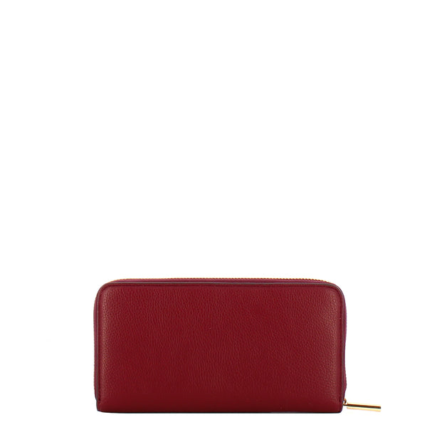 Liu Jo - Zip Around large Red Wine Wallet - AF5170E0058 - RED/WINE