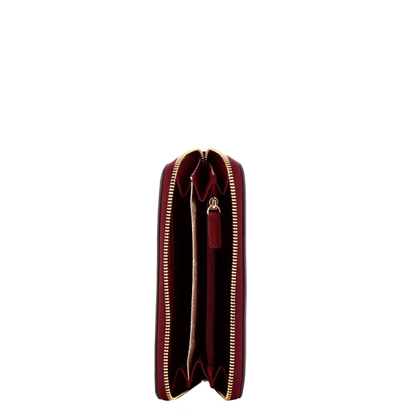 Liu Jo - Zip Around large Red Wine Wallet - AF5170E0058 - RED/WINE