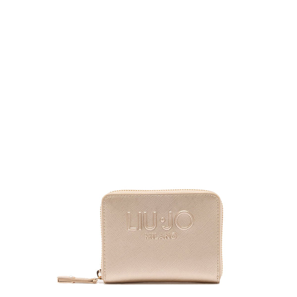 Liu Jo - Portafoglio Zip Around piccolo Light Gold - AF5156E0087 - LIGHT/GOLD