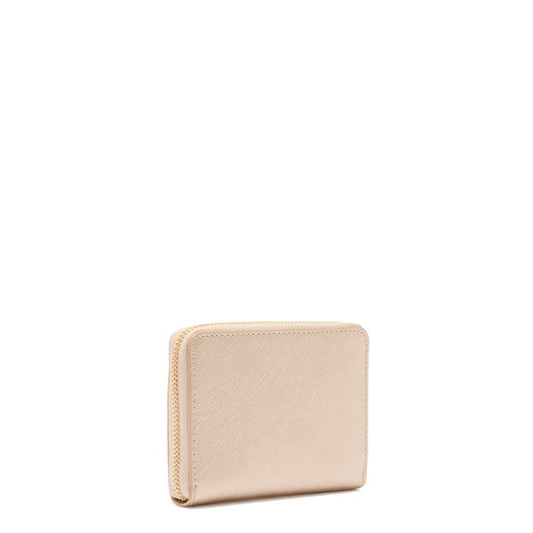 Liu Jo - Portafoglio Zip Around piccolo Light Gold - AF5156E0087 - LIGHT/GOLD