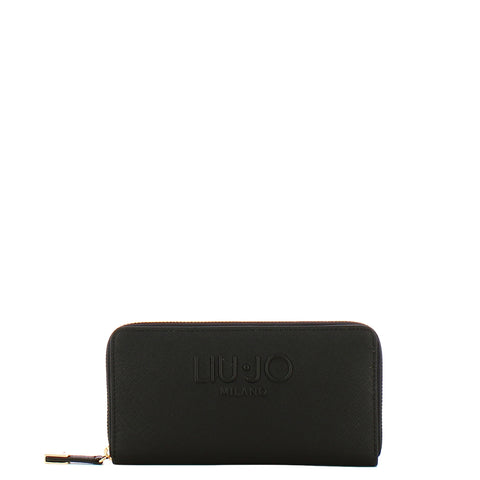 Liu Jo - Portafoglio Zip Around grande Black - AF5170E0087 - BLACK