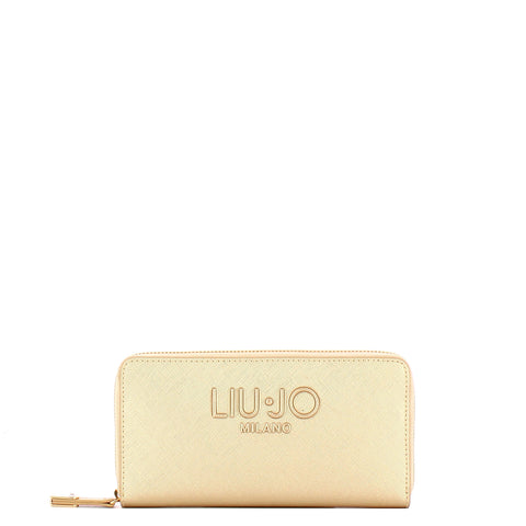 Liu Jo - Portafoglio Zip Around grande Light Gold - AF5170E0087 - LIGHT/GOLD