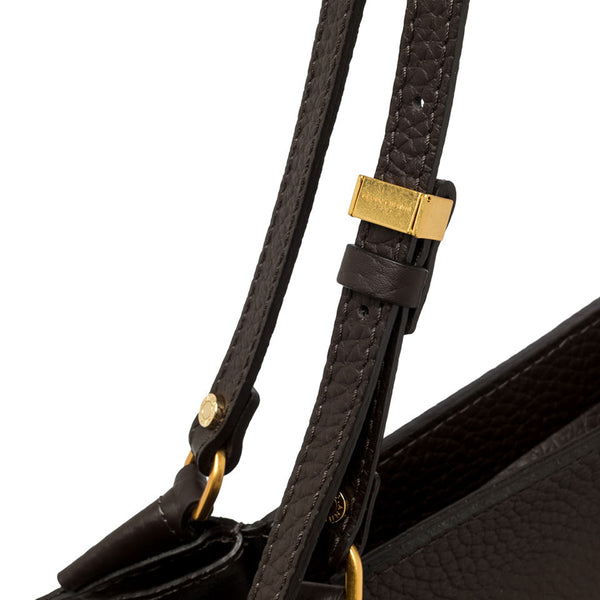 Gianni Chiarini - Borsa a spalla Bloom Espresso - BS 11796 RNGDBL T.U. - ESPRESSO