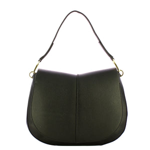 Gianni Chiarini - Borsa a spalla Helena Round Medium Nero - BS 6037/COMM GRN-NAOP - NERO