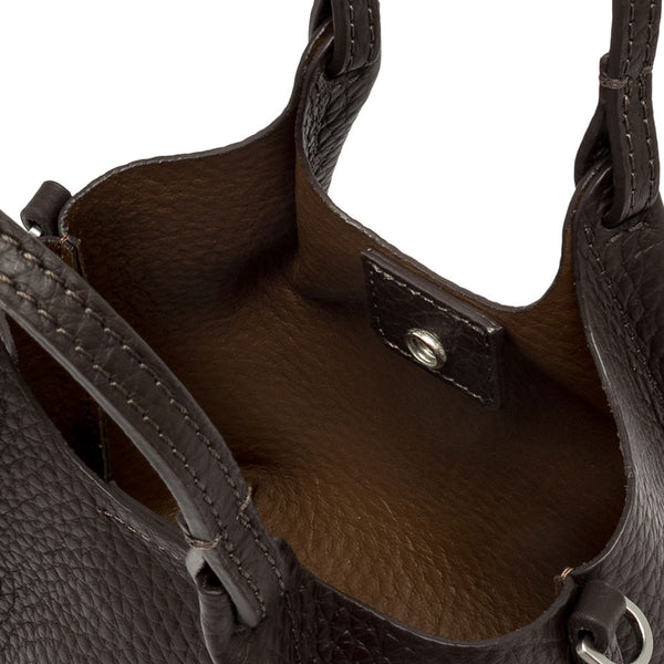 Gianni Chiarini - Borsetta a mano Dua Espresso Castoro - BS 9718 RNGDBL - ESPRESSO-CASTORO