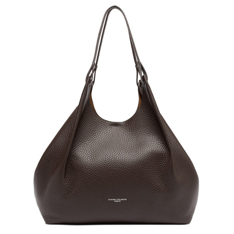 Gianni Chiarini - Hobo Bag Dua Espresso Castoro - BS 9720 RNGDBL - ESPRESSO-CASTORO