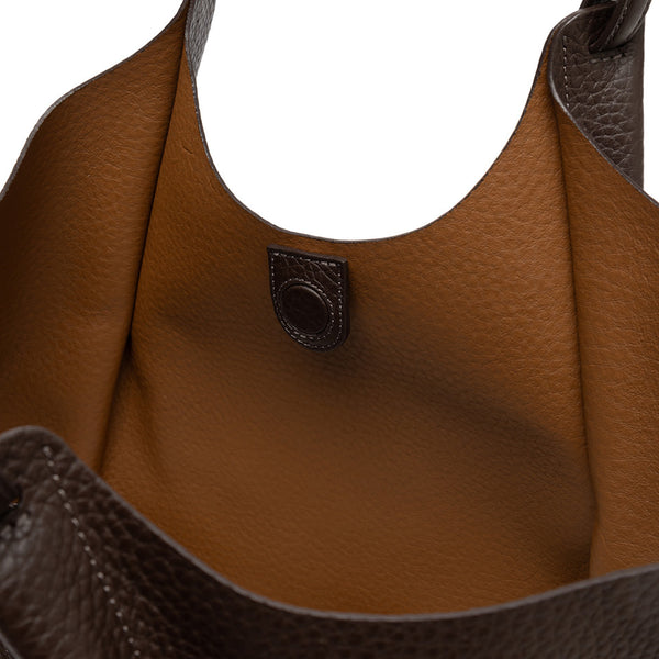 Gianni Chiarini - Hobo Bag Dua Espresso Castoro - BS 9720 RNGDBL - ESPRESSO-CASTORO