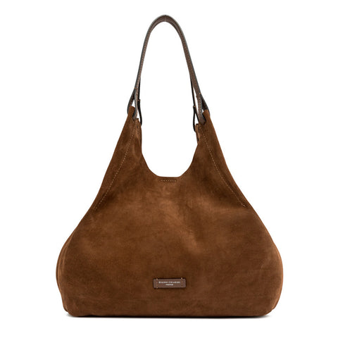 Gianni Chiarini - Borsa a spalla Dua in camoscio Cognac - BS 9780 CM-PL - COGNAC_NC