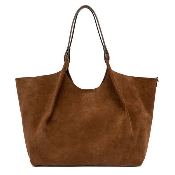 Gianni Chiarini - Borsa a spalla Dua in camoscio Cognac - BS 9780 CM-PL - COGNAC_NC