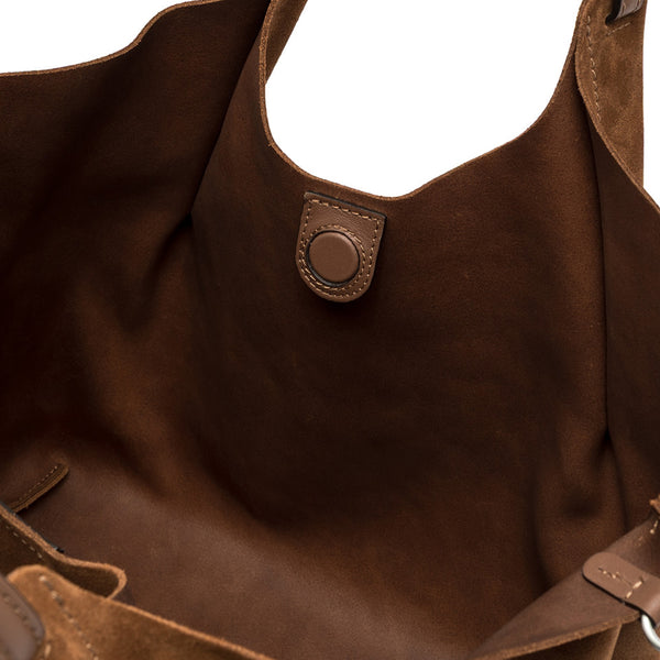 Gianni Chiarini - Borsa a spalla Dua in camoscio Cognac - BS 9780 CM-PL - COGNAC_NC
