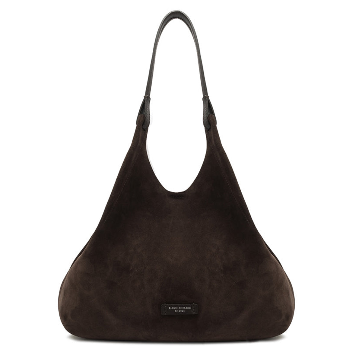 Gianni Chiarini - Borsa a spalla Dua in camoscio Moka - BS 9780 CM-PL - MOKA
