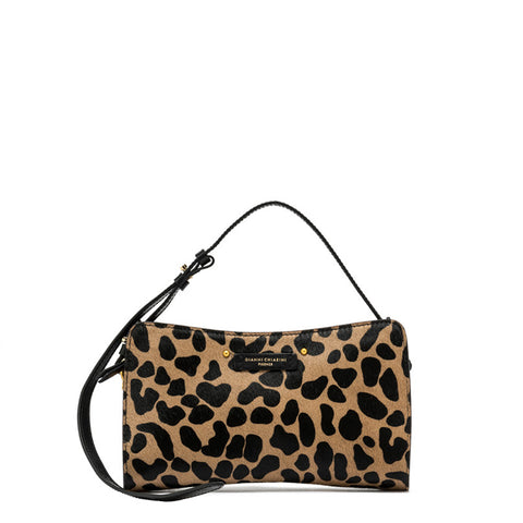 Gianni Chiarini - Borsa a spalla Keira Leo Nero - BS 11860 CAV-PRCK - LEO-NERO
