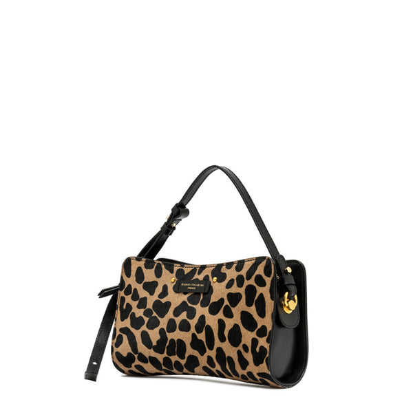 Gianni Chiarini - Borsa a spalla Keira Leo Nero - BS 11860 CAV-PRCK - LEO-NERO