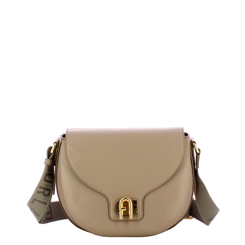 Furla - Lotus S Stucco Gray Toni Stucco Gray Flap Purse - WB01605BX0356 - STUCCO/GRAY+TONI/STUCCO/GRAY