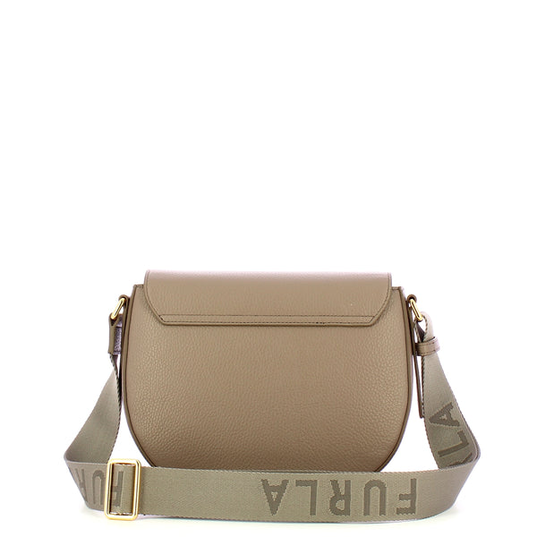 Furla - Lotus S Stucco Gray Toni Stucco Gray Flap Purse - WB01605BX0356 - STUCCO/GRAY+TONI/STUCCO/GRAY