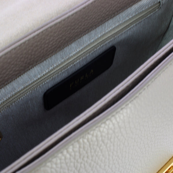 Furla - Lotus S Stucco Gray Toni Stucco Gray Flap Purse - WB01605BX0356 - STUCCO/GRAY+TONI/STUCCO/GRAY
