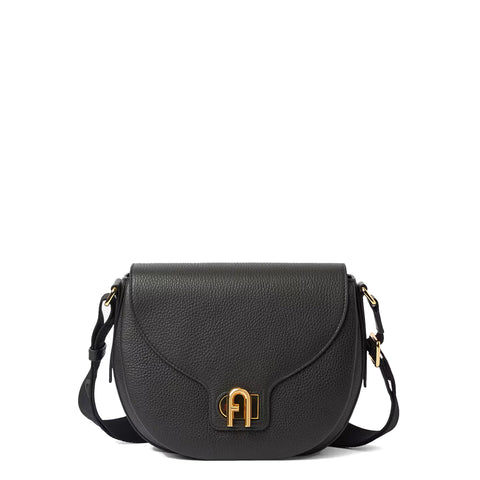 Furla - Lotus S Nero Toni Nero Flap Purse - WB01605BX3916 - NERO+TONI/NERO