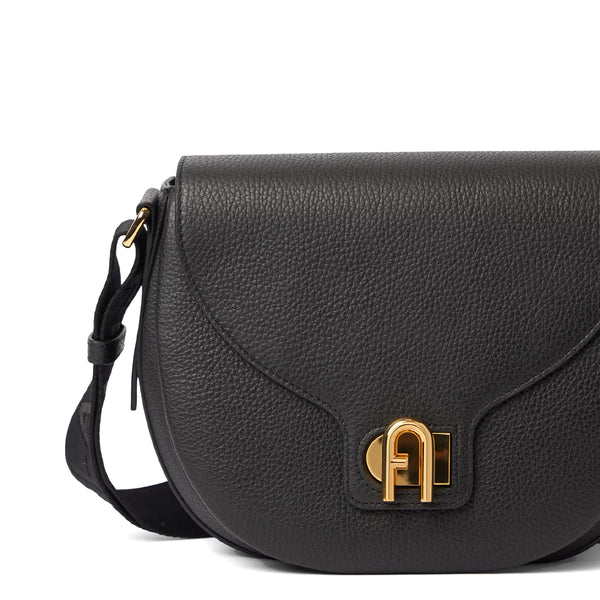 Furla - Lotus S Nero Toni Nero Flap Purse - WB01605BX3916 - NERO+TONI/NERO