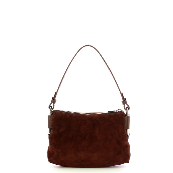 Coccinelle - Rebekka Suede Brunette MIni Handbag - T96520101 - BRUNETTE/BRUNET