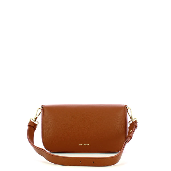 Coccinelle - C-Me Small Cognac Crossbody Bag - SSL120301 - COGNAC