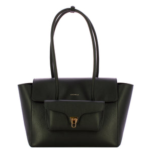 Coccinelle - Double Beat Noir Shoulder Bag - T8A110201 - NOIR