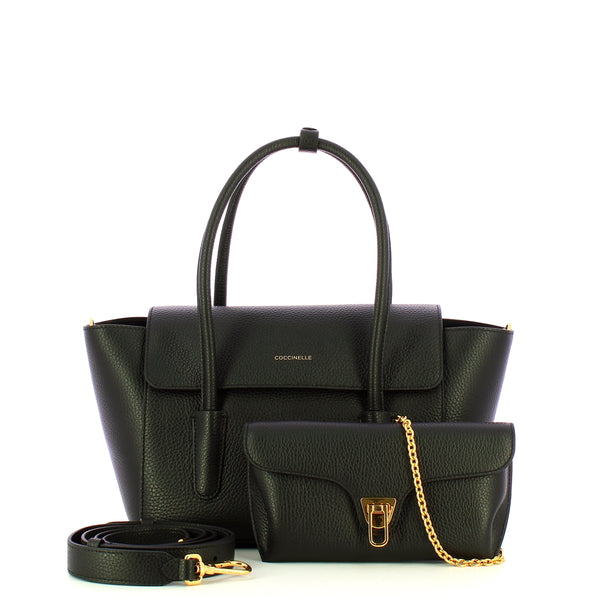 Coccinelle - Double Beat Noir Bowling Bag - T8A180201 - NOIR
