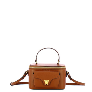 Coccinelle - Beat Generation Mini Cognac Handbag - TFK550101 - COGNAC