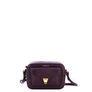 Coccinelle - Beat Soft Mini Prune Crossbody Bag - MF6550401 - PRUNE