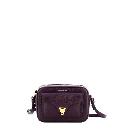 Coccinelle - Beat Soft Mini Prune Crossbody Bag - MF6550401 - PRUNE