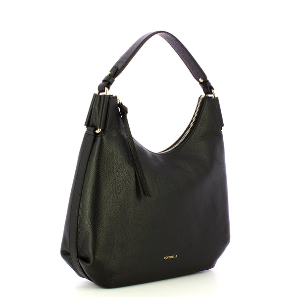 Coccinelle - Rebekka Noir Shoulder Bag - T95130201 - NOIR