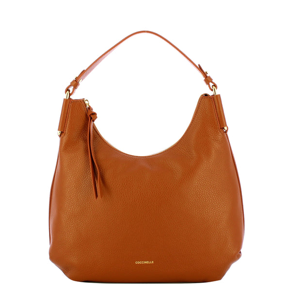 Coccinelle - Rebekka Cognac Shoulder Bag - T95130201 - COGNAC