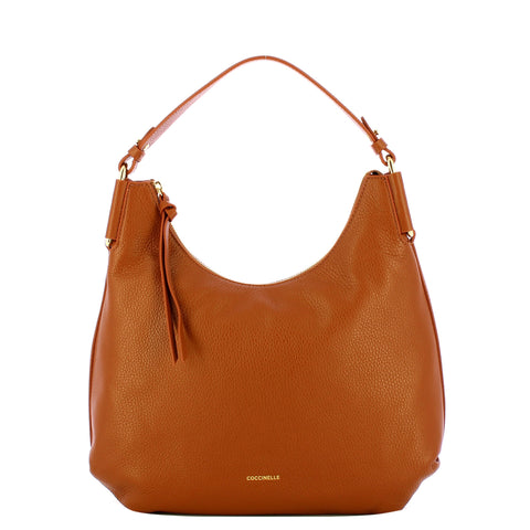 Coccinelle - Rebekka Cognac Shoulder Bag - T95130201 - COGNAC