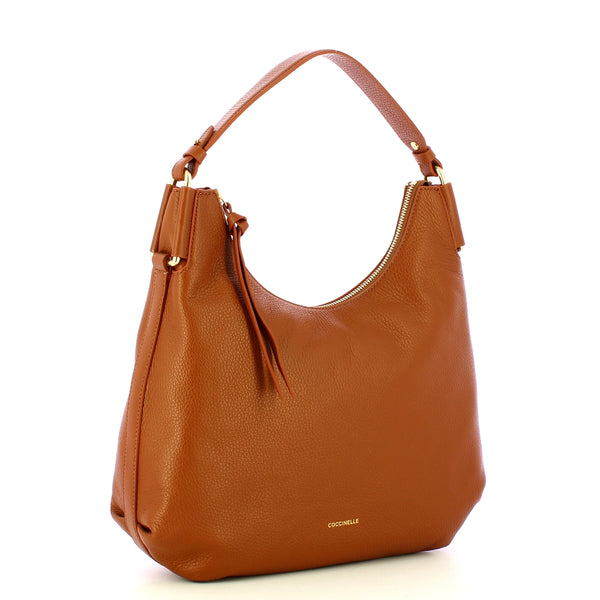 Coccinelle - Rebekka Cognac Shoulder Bag - T95130201 - COGNAC
