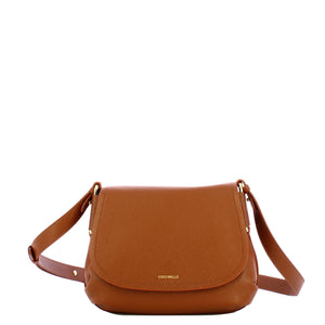 Coccinelle - Rebekka Cognac Crossbody Bag - T95150201 - COGNAC