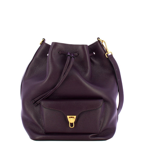 Coccinelle - Beat Generation Prune Large Bucket Bag - TFK230101 - PRUNE