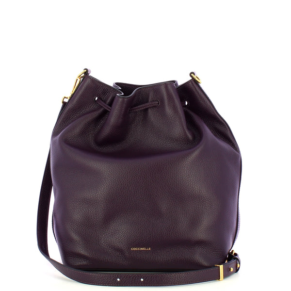Coccinelle - Beat Generation Prune Large Bucket Bag - TFK230101 - PRUNE