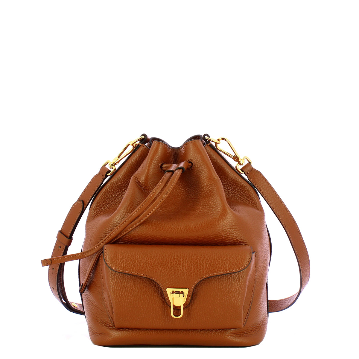 Coccinelle - Beat Generation Cognac Bucket Bag - TFK230201 - COGNAC