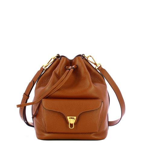 Coccinelle - Beat Generation Cognac Bucket Bag - TFK230201 - COGNAC