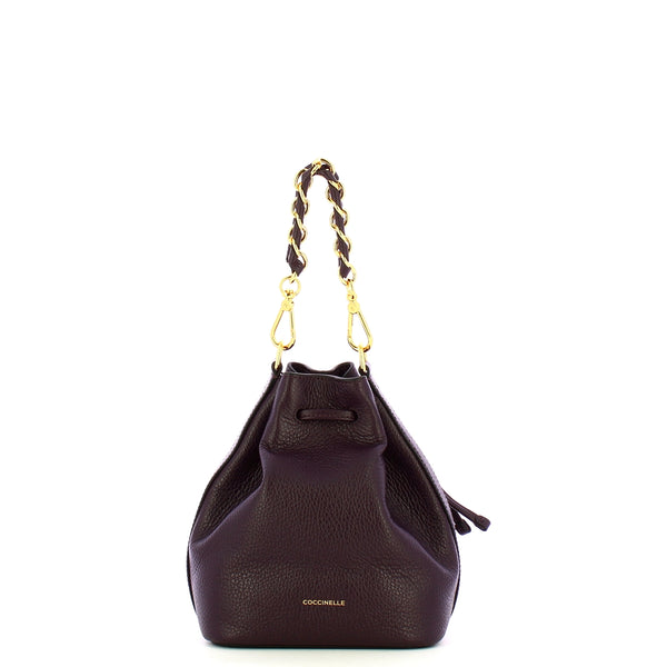 Coccinelle - Beat Generation Small Prune Bucket Bag - TFK230301 - PRUNE