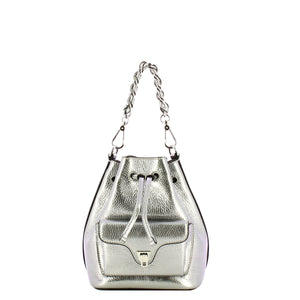 Coccinelle - Beat Generation Small Steel Bucket Bag - TFK230301 - STEEL