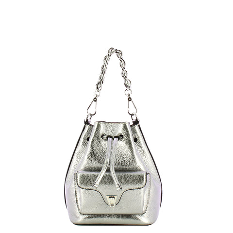 Coccinelle - Beat Generation Small Steel Bucket Bag - TFK230301 - STEEL