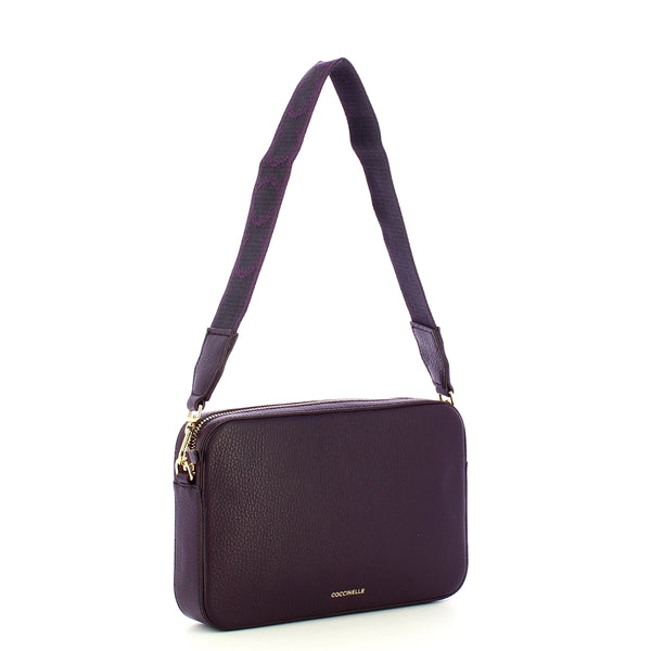 Coccinelle - Tebe Prune Mini Shoulder Bag - MN5520101 - PRUNE