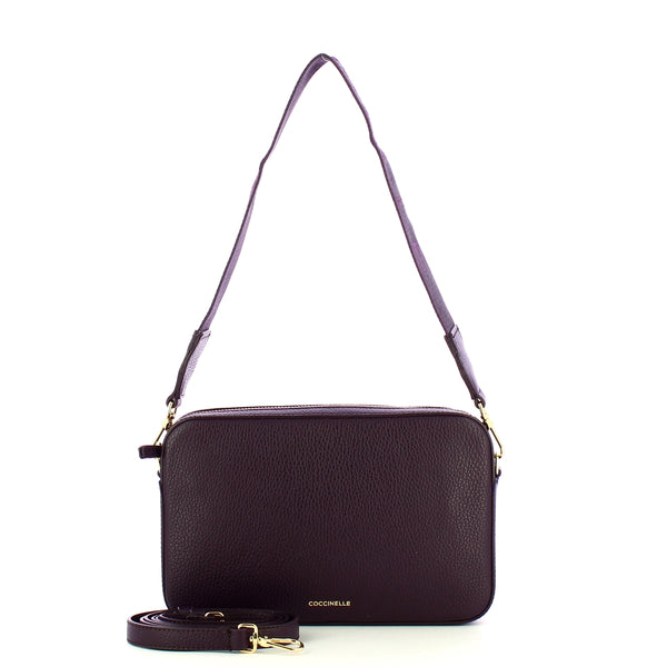 Coccinelle - Tebe Prune Mini Shoulder Bag - MN5520101 - PRUNE