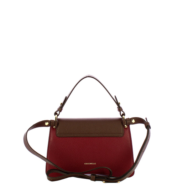 Coccinelle - C-Me Tricolor Small Ribes Brunette Betulla Handbag - T1P180201 - RIBE/BRUN/BETUL