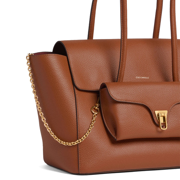 Coccinelle - Borsa a spalla Double Beat Cognac - T8A110201 - COGNAC