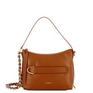 Coccinelle - Gretel Puffy Small Cognac Cognac Crossbody Bag - TBP130301 - COGNAC/COGNAC