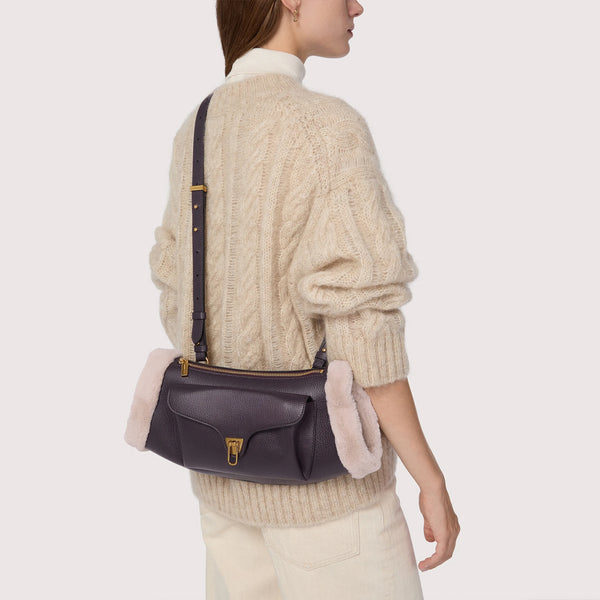 Coccinelle - Borsa a tracolla Beat Artic Prune Natural - TDK150101 - PRUNE/NATURAL