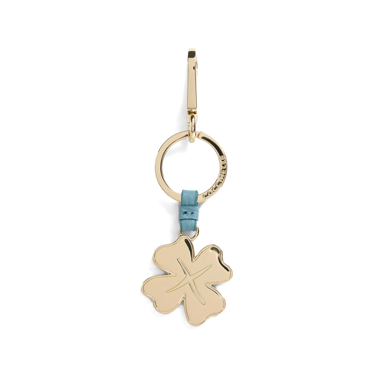 Coccinelle - Four-leave Clover Artic Blue Keychain - M9K41R402 - ARCTIC/BLUE