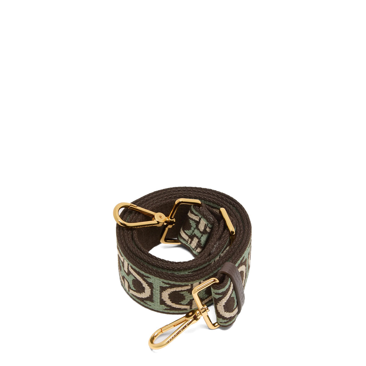 Coccinelle - Monogram Tricolor Multicolor Greenery Brunette Shoulder Strap - N24682521 - MULT.GREEN/BRUN