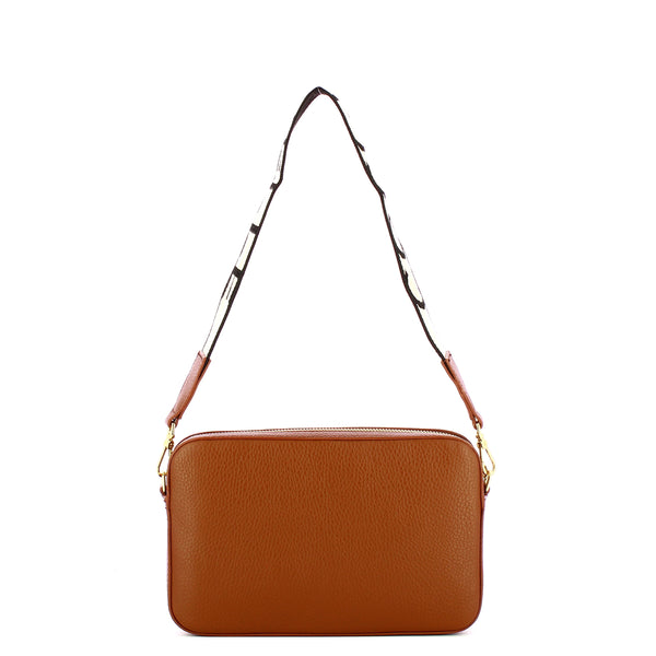Coccinelle - Tebe Cognac Mini Shoulder Bag - MN5520101 - COGNAC